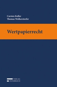 Enlarge image Cover: Wertpapierrecht - Verlag Österreich