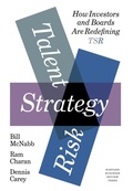 Cover: Talent, Strategy, Risk - Harvard Business Review Press