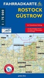 Cover: Fahrradkarte Rostock, Güstrow - grünes herz