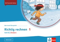 Abbildung von: Richtig rechnen 1. Heft B | Fördern - Klett