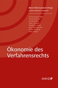 Cover: &Ouml;konomie des Verfahrensrechts - Manz