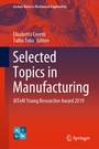 Cover: Selected Topics in Manufacturing - Springer