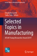 Cover: Selected Topics in Manufacturing - Springer