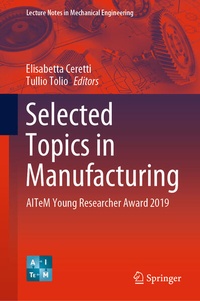 Enlarge image Cover: Selected Topics in Manufacturing - Springer