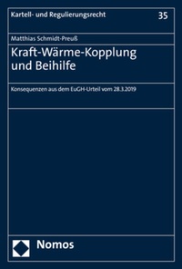 Abbildung von: Kraft-Wärme-Kopplung und Beihilfe - Nomos