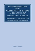 Cover: An Introduction to the Comparative Study of Private Law - Cambridge University Press