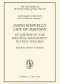 Cover: James Boswell's 'Life of Johnson' - Yale University Press