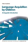 Cover: Language Acquisition by Children - Edinburgh University Press