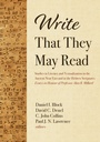 Cover: Write That They May Read - Wipf & Stock Publishers