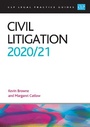 Cover: Civil Litigation 2020/2021 - College of Law Publishing