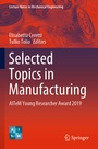 Cover: Selected Topics in Manufacturing - Springer