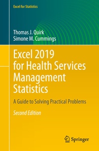 Abbildung von: Excel 2019 for Health Services Management Statistics - Springer