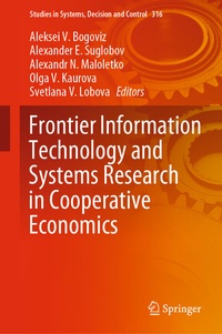 Abbildung von: Frontier Information Technology and Systems Research in Cooperative Economics - Springer