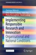 Cover: Implementing Responsible Research and Innovation - Springer