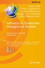 Cover: Advances in Production Management Systems. Towards Smart and Digital Manufacturing - Springer