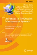 Cover: Advances in Production Management Systems. Towards Smart and Digital Manufacturing - Springer