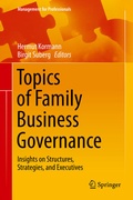 Cover: Topics of Family Business Governance - Springer