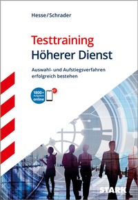 Abbildung von: STARK Testtraining - Höherer Dienst (Beamtentest) - Stark Verlag