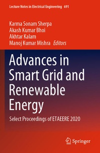 Enlarge image Cover: Advances in Smart Grid and Renewable Energy - Springer