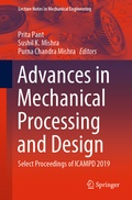 Cover: Advances in Mechanical Processing and Design - Springer