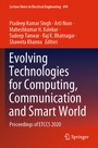 Cover: Evolving Technologies for Computing, Communication and Smart World - Springer