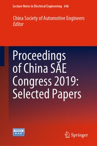 Abbildung von: Proceedings of China SAE Congress 2019: Selected Papers - Springer