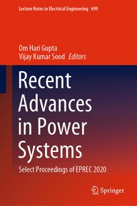 Enlarge image Cover: Recent Advances in Power Systems - Springer