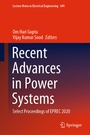 Cover: Recent Advances in Power Systems - Springer