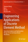 Cover: Engineering Applications of Discrete Element Method - Springer