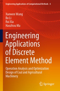 Enlarge image Cover: Engineering Applications of Discrete Element Method - Springer