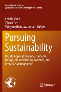 Enlarge image Cover: Pursuing Sustainability - Springer