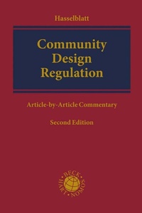 Enlarge image Cover: Community Design Regulation - C.H.Beck Digital