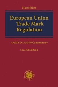 Enlarge image Cover: European Union Trade Mark Regulation - C.H.Beck Digital