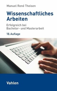 Abbildung von: Wissenschaftliches Arbeiten - Vahlen