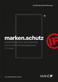 Cover: marken.schutz - Manz