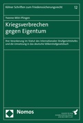 Cover: Kriegsverbrechen gegen Eigentum - Nomos