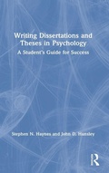 Cover: Writing Dissertations and Theses in Psychology - Routledge