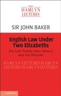 Cover: English Law Under Two Elizabeths - Cambridge University Press