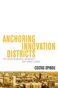 Cover: Anchoring Innovation Districts - Johns Hopkins University Press