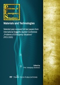 Cover: Problems of Emergency Situations: Materials and Technologies - Trans Tech Publications Ltd