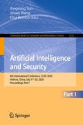 Cover: Artificial Intelligence and Security - Springer