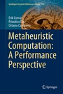 Cover: Metaheuristic Computation: A Performance Perspective - Springer