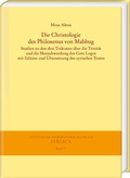 Cover: Die Christologie des Philoxenus von Mabbug - Harrassowitz Verlag