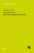 Bild: Wörterbuch der phänomenologischen Begriffe - Meiner