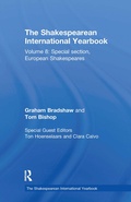 Cover: The Shakespearean International Yearbook - Routledge