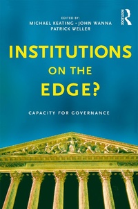 Enlarge image Cover: Institutions on the edge? - Routledge