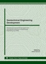 Cover: Geotechnical Engineering Development - Trans Tech Publications Ltd