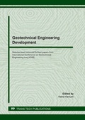 Cover: Geotechnical Engineering Development - Trans Tech Publications Ltd