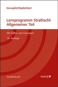 Enlarge image Cover: Lernprogramm Strafrecht Allgemeiner Teil - Manz