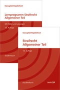 Cover: PAKET: Grundriss des Strafrechts 16. Aufl BR + Lernprogramm 16. Aufl Allgemeiner Teil - Manz